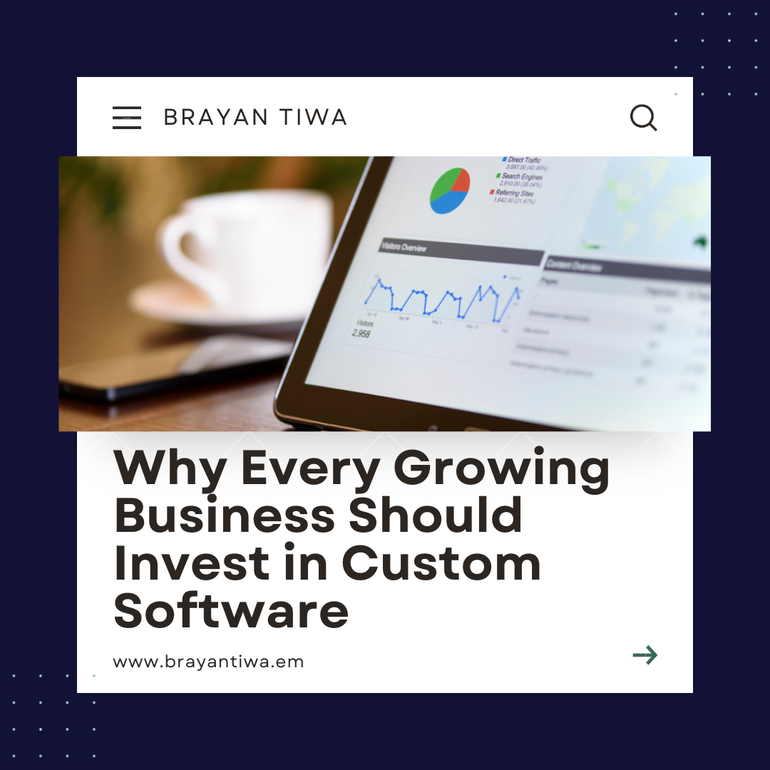 Why Every Growing Business Should Invest in Custom Software