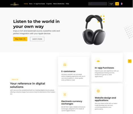 Jeff's Services E-commerce platform